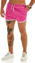 Ouber Men's Fitted Workout Shorts - Bodybuilding & Running with Pockets | Comfortable & Stylish
