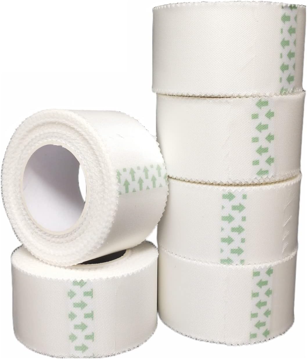 Vakly Cloth Medical Tape - Breathable Silk-Like Adhesive First Aid Tape | 1 in x 10 yd (6 Rolls) - Latex-Free & Hypoallergenic