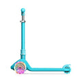 Jetson Bloom Go & Grow Kids 3-Wheel Light-Up Kick Scooter, Lights on Stem & Wheels, Adjustable Height Handlebar, Rear Brake, Easy-Folding Mechanism, Ages 3+, Blue, JBLOOM-BLU