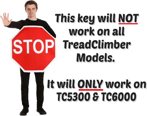Bowflex Treadmill Safety Key - Compatible Replacement for TC5300 & TC6000 Models