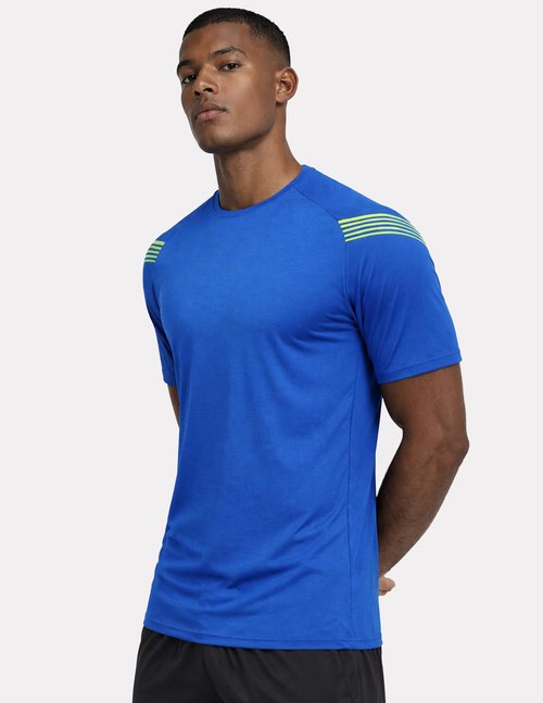 5 Pack Men’s Active Quick Dry Crew Neck T Shirts | Athletic Running Gym Workout Short Sleeve Tee Tops Bulk (Set 2, XX-Large)