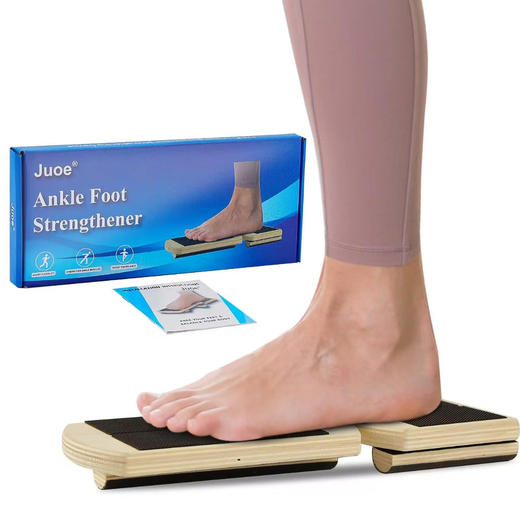 Juoe Ankle Strengthener & Axis Boardfor Physical Therapy,Blackboard Foot Trainer and Foot Strengthener,Stability Exercises,Plantar Fasciitis Relief,Posture Corrector,Axisboard for Leg Stability