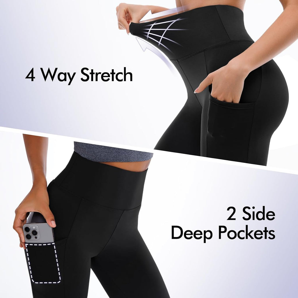 Skiennix High Waisted Leggings - Buttery Soft Yoga Pants for Women | Perfect for Workouts