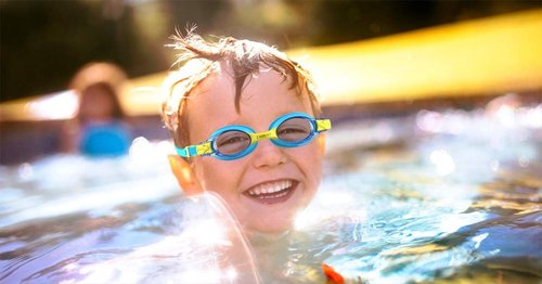 K20 Swimming Goggles - Anti-Fog UV Protection for Kids Ages 3-10 | Includes Travel Bag