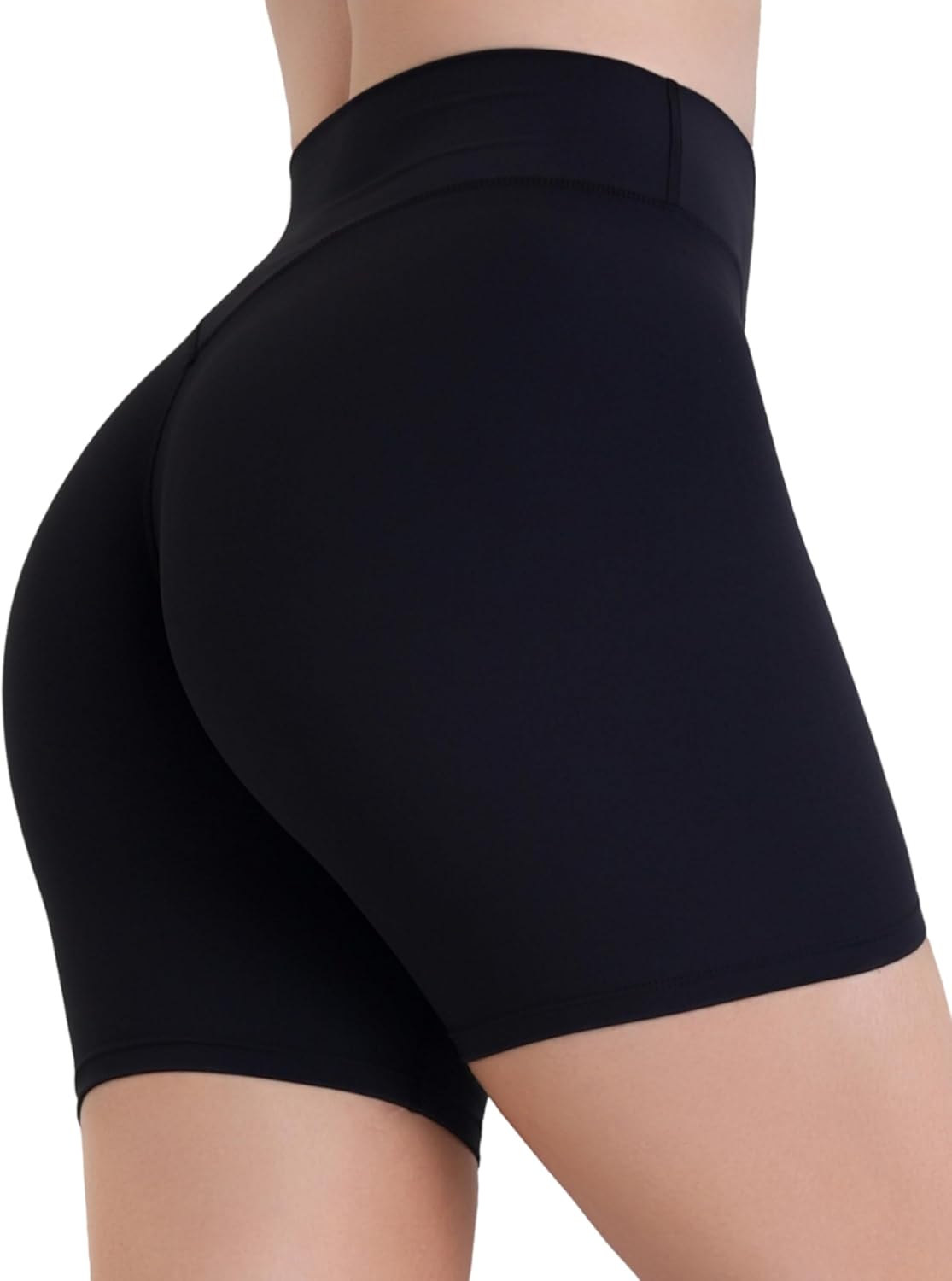 Sunzel Butt Lifting Biker Shorts - High Waist Tummy Control | Women's Workout & Yoga Shorts