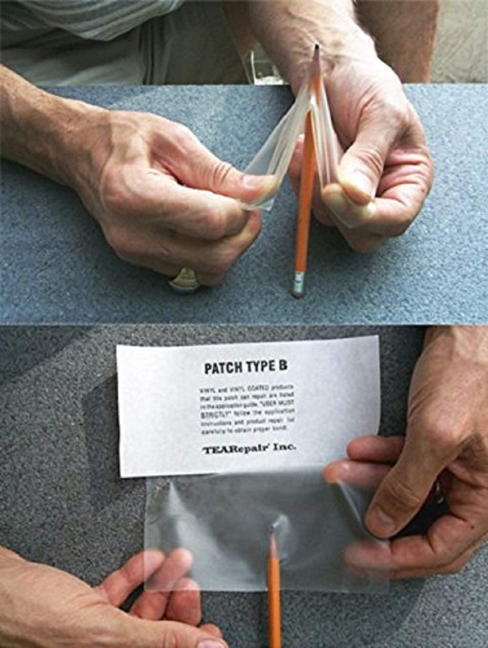 Tear-Aid Vinyl Repair Kit Type B - Durable 4 Pack for Quick and Easy Fixes