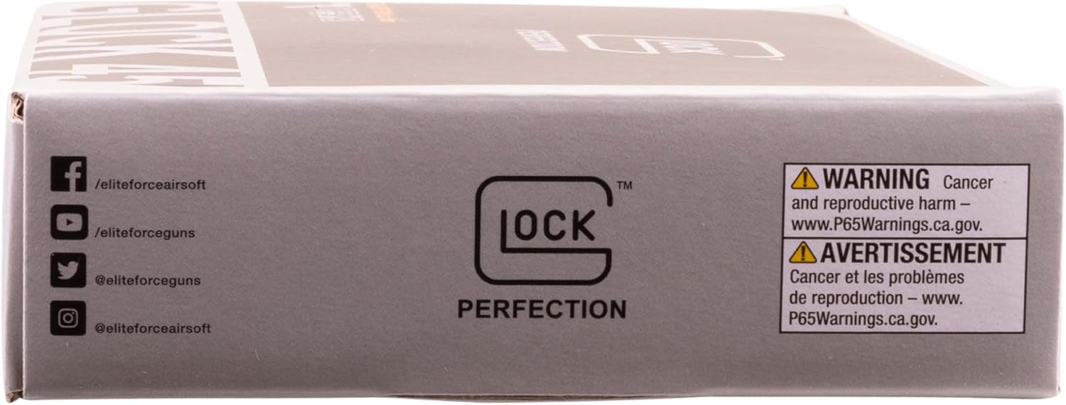 Umarex Elite Force Glock 45 GBB Airsoft Gun - Realistic Blowback Action, Black Finish