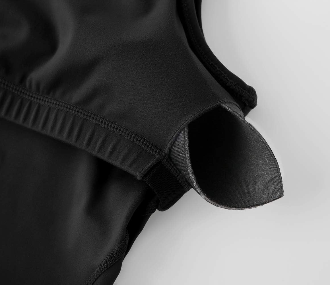 The Gym People Women's Longline Sports Bra - Wirefree, Padded, Medium Support