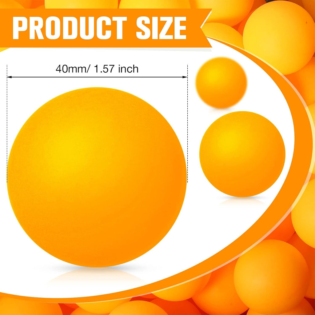Yunsailing 300 Pcs Table Tennis Balls - Washable 40mm for Games & Party Decorations | Yellow