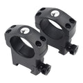 SAGUIA 30mm High Profile Scope Rings for Picatinny/Weaver Rail, CNC 6061-T6 Aluminum Precision Rifle Optics Mount, Matte Black Recoil-Resistant Precision Scope Rings