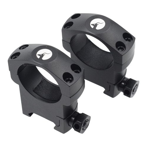SAGUIA 30mm High Profile Scope Rings for Picatinny/Weaver Rail, CNC 6061-T6 Aluminum Precision Rifle Optics Mount, Matte Black Recoil-Resistant Precision Scope Rings