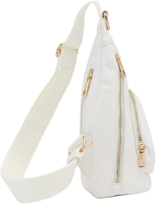 FashionPuzzle Compact Triangle Sling Bag - Stylish & Versatile Design for Everyday Use