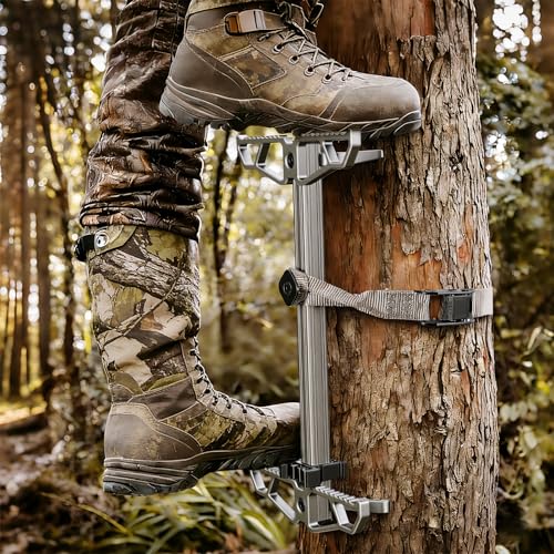 17.5-Inch Aluminum Climbing Sticks for Hunting, Lightweight & Non-Slip, Stackable & Packable, Suitable for Tree Stands & Tree Climbing