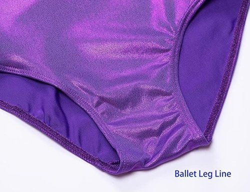 Domusgo Gymnastics Leotards - Sparkly One-Piece Tumbling Outfits for Girls