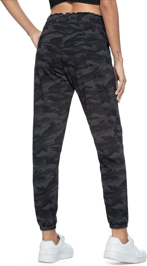 Haowind Joggers for Women - Comfy Elastic Waist Workout Pants with Pockets | Ideal for Yoga & Running