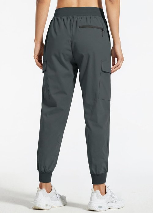 Libin Women's Cargo Joggers - Lightweight Quick-Dry Hiking Pants for Casual Travel & Comfort