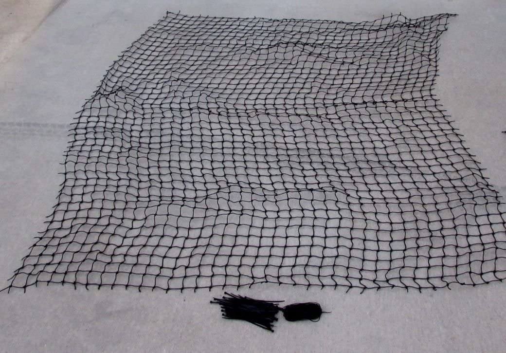 Batting Cage Repair Kit #42 HDPE (60PLY) Heavy Duty 6' x 7' with Twine &Zip Ties