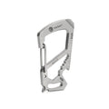 TACRAY Carabiner Keychain Clip, Stainless Steel key holder with Anti-Lost and Quick Release clip, Multitool keychain Bottle Opener and ruler, Easy Carry Backpack Clasp.