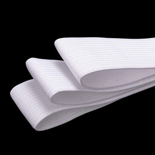 Airisoer Elastic Bands for Sewing - High Elasticity 1 Inch x 12 Yard White Knit Spool for Waistbands, Pants, Crafts