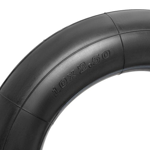 Heavy Duty 10x2.50 Thicker 40% Butyl Inner Tube with CR202 90° Bent Valve Stem, 10 Inch Smart Self Balancing Electric Scooter Tire Tube Fit for 36v 48v 400w 500w 800w Hub Motor (Pack of 2)