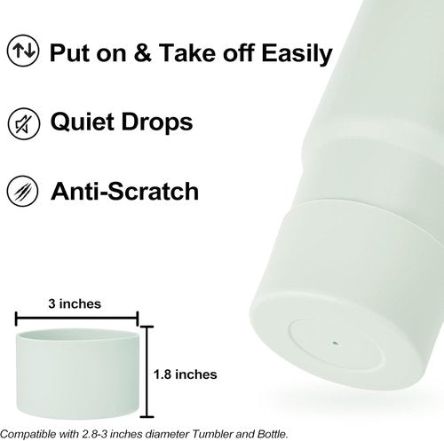HYZ Silicone Spill Proof Stopper Set - 8 Piece Accessories for Stanley H2.0 Tumblers | Mist Color