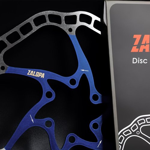 ZALOPA Pro 160mm Disc Brake Rotor R7 for Road Bike Super Light Weight Stainless Steel Mix with Carbon Steel Black