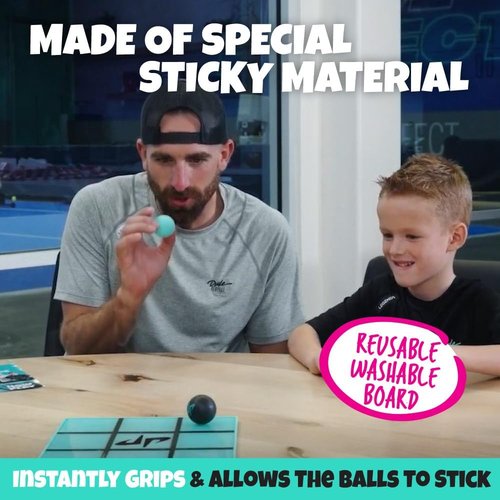 Dude Perfect Sticky Tic Tac Toe Game - Fun Tabletop Activity for Kids | Perfect for Family Nights & Parties, Ages 4+