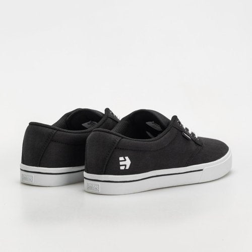 Etnies Jameson 2 Eco Sustainable Skate Style, Reinforced Cupsole, Cushioned Feel, Everyday Sneakers, Vegan - Black/White/White - 10