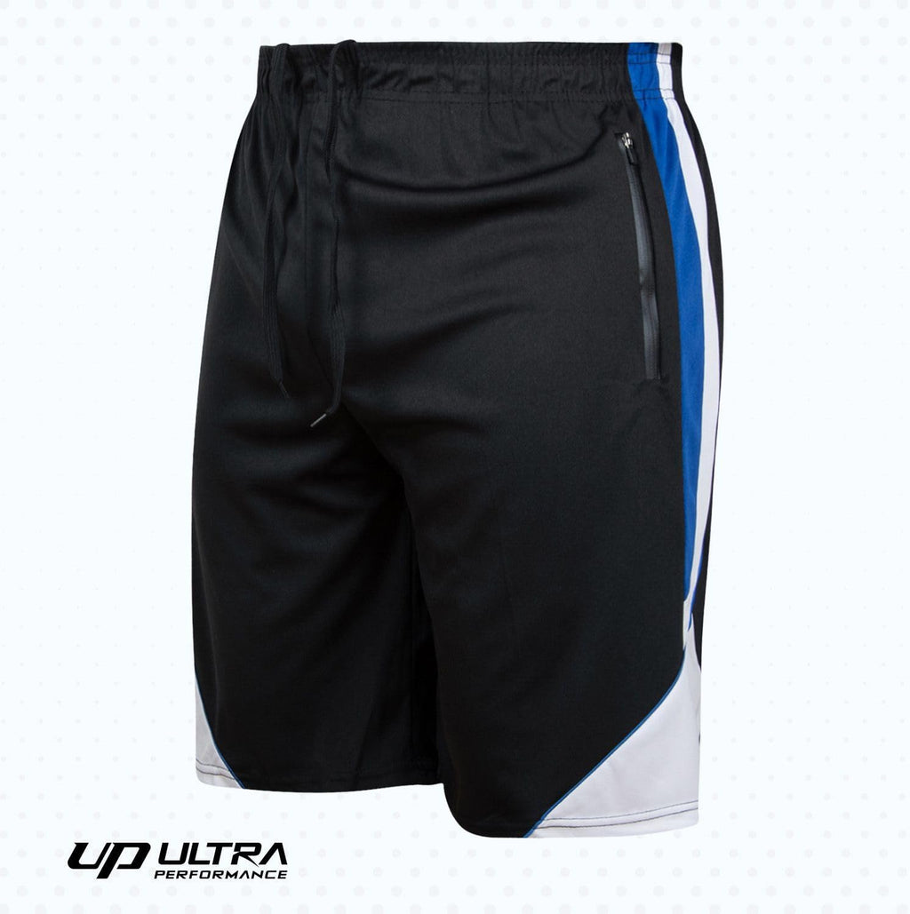 Ultra Performance Men's Athletic Running Shorts - 5 Pack Loose Fit Gym Shorts with Zippered Pockets