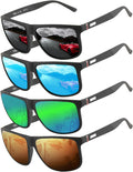 Perfectmiaoxuan Polarized Sunglasses - Lightweight Frame with HD Pilot Lenses | Ideal for Golf, Driving, Fishing, Travel