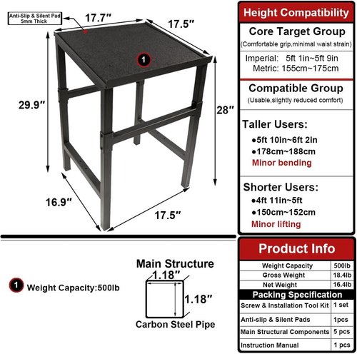 **Regine Switzerland Adjustable Dumbbell Stand - Heavy Duty Kettlebell Storage Rack | Space-Saving Design, 500-800 lbs Capacity**