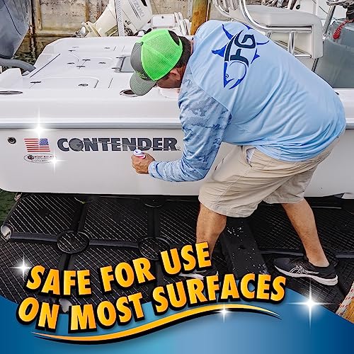 Non-Acid Marine Hull Cleaner 128 Fl Oz - Water & Stain Remover, Safe for All Surfaces