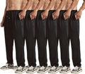 ZH Men's Sweatpants - Lightweight Quick-Dry Joggers with Pockets for Workout & Lounge | 3 Pack