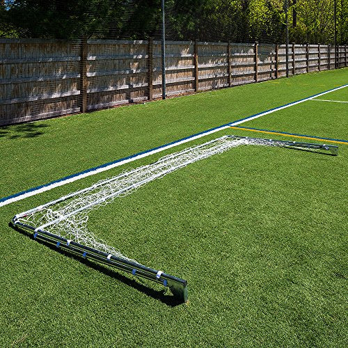 Franklin Sports Folding Steel Soccer Goal 12' x 6' - Silver, Quick Setup