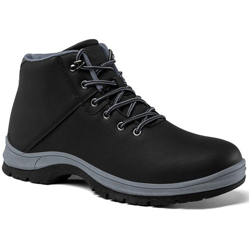 CARENURSE Mens Lightweight Hiking Boots Water Resistant Mid Ankle Work Casual Hiker Trekking Outdoor Boots Anti Slip Hiking Shoes