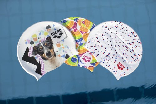 Arena HD Swim Cap - Unisex Elastic Silicone Design for Comfortable Swimming | Soft & Stretchy