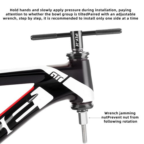 FLY_H Bicycle Bottom Bracket Bearing Installation and Disassembly Tool,Bike BB Axle Installation Tool，Bicycle Bowl Set Press in Tool，Bicycle Headset Bearing Press in Tool，Bicycle Bearing Tools,