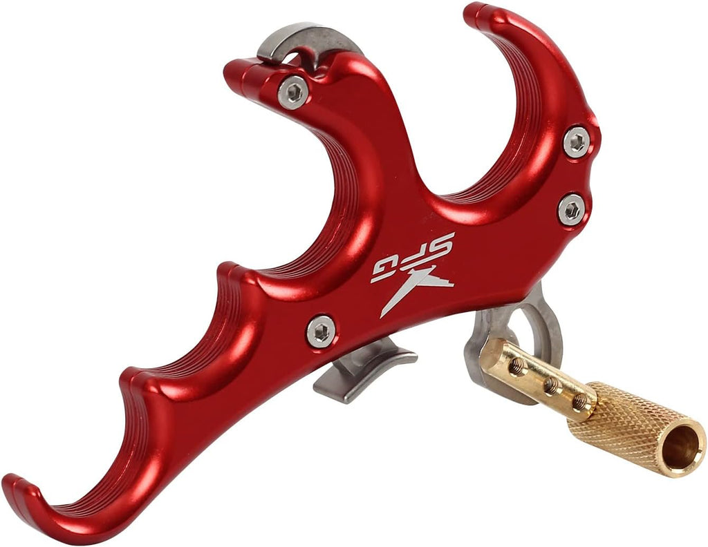 Skiennix Archery Release Aid - Precision Compound Bow Accessory for Enhanced Performance (Red)