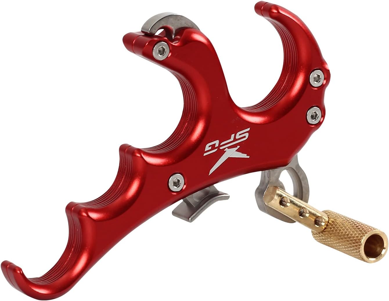 Skiennix Archery Release Aid - Precision Compound Bow Accessory for Enhanced Performance (Red)
