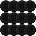 RoundFunny 12/24 Pcs Black 3" Ice Hockey Pucks – Lightweight Hollow PVC Street Hockey Training