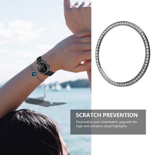 ARTIBETTER Bezel Ring Cover for Watch 42Mm Smartwatch Alloy Metal Frame Scratch Collision Protector Stylish Watch Accessory