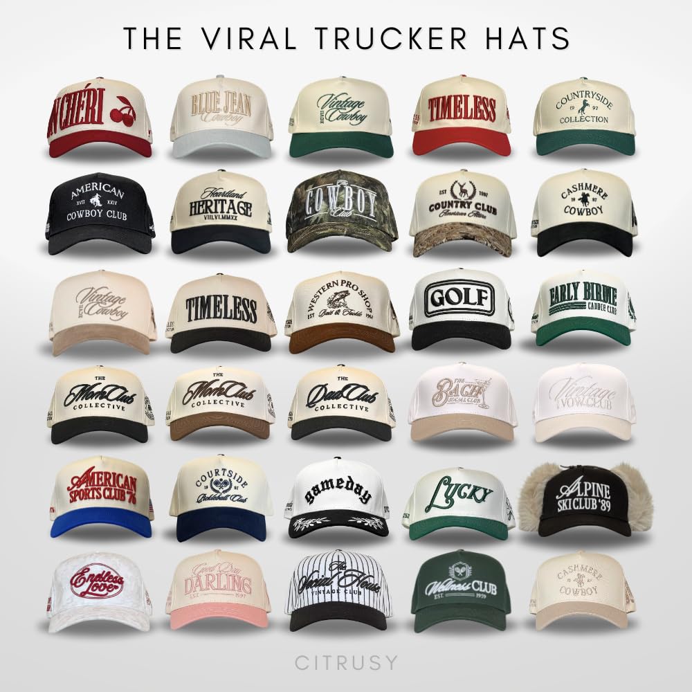 Vintage Faith & Forever Trucker Hat | Men & Women | Christian Cross Jesus Hats | Bachelorette Bride Hat | Cotton | Snapback (Cotton, King of Kings | Black)