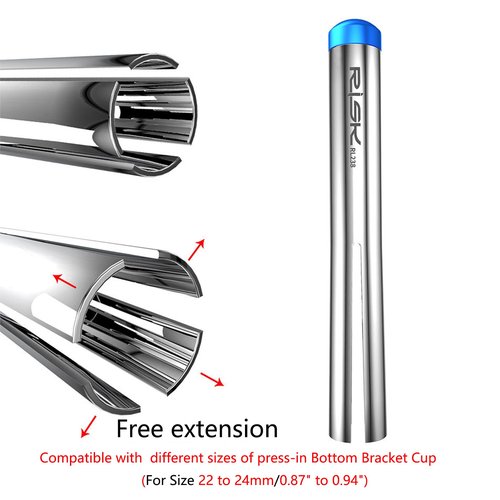 SONZUIA Bicycle Press Fit Bottom Bracket Cup Removal Tool (for Size 22-24mm), Press Fit Removal Tool for Internal Bottom Bracket Bearings