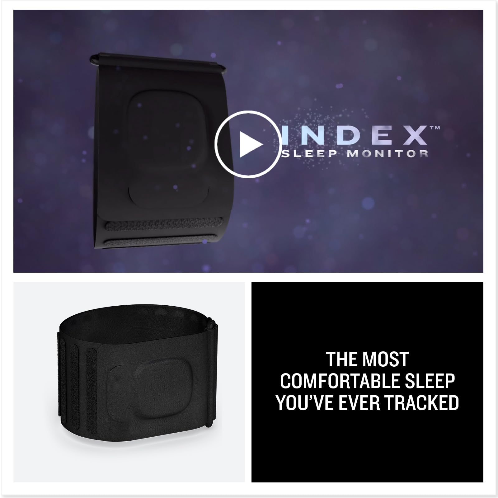 Garmin Index Sleep Monitor, Smart Sleep Band with Advanced Sleep Tracking and Recovery Metrics, L-XL