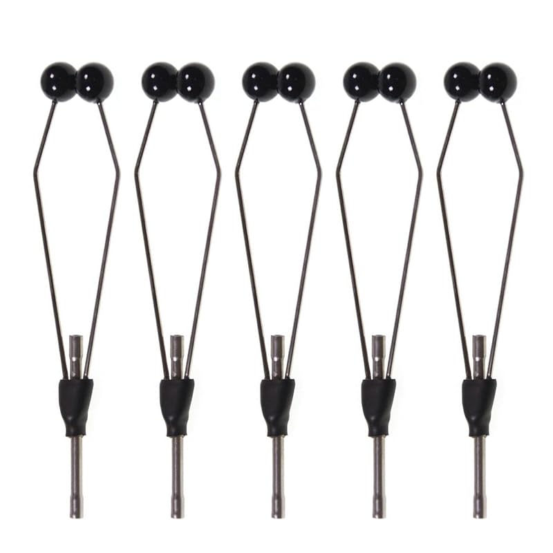 Fly Tying Bobbin Holder Set — 5 Pieces Bi-Ceramic Tip Spool Threaders 4.3in