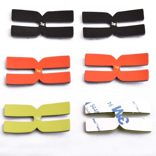 ZEFENGS Balance Bar H-Shaped Tennis Badminton Racket Weight and Balance Strips Silicone Balance Tape, red, green, black