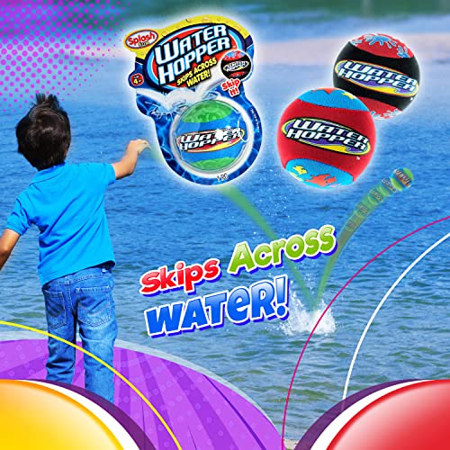Pro Hopper Skip Water Ball - Water Skipping Pool Toy for Outdoor Fun - Style B