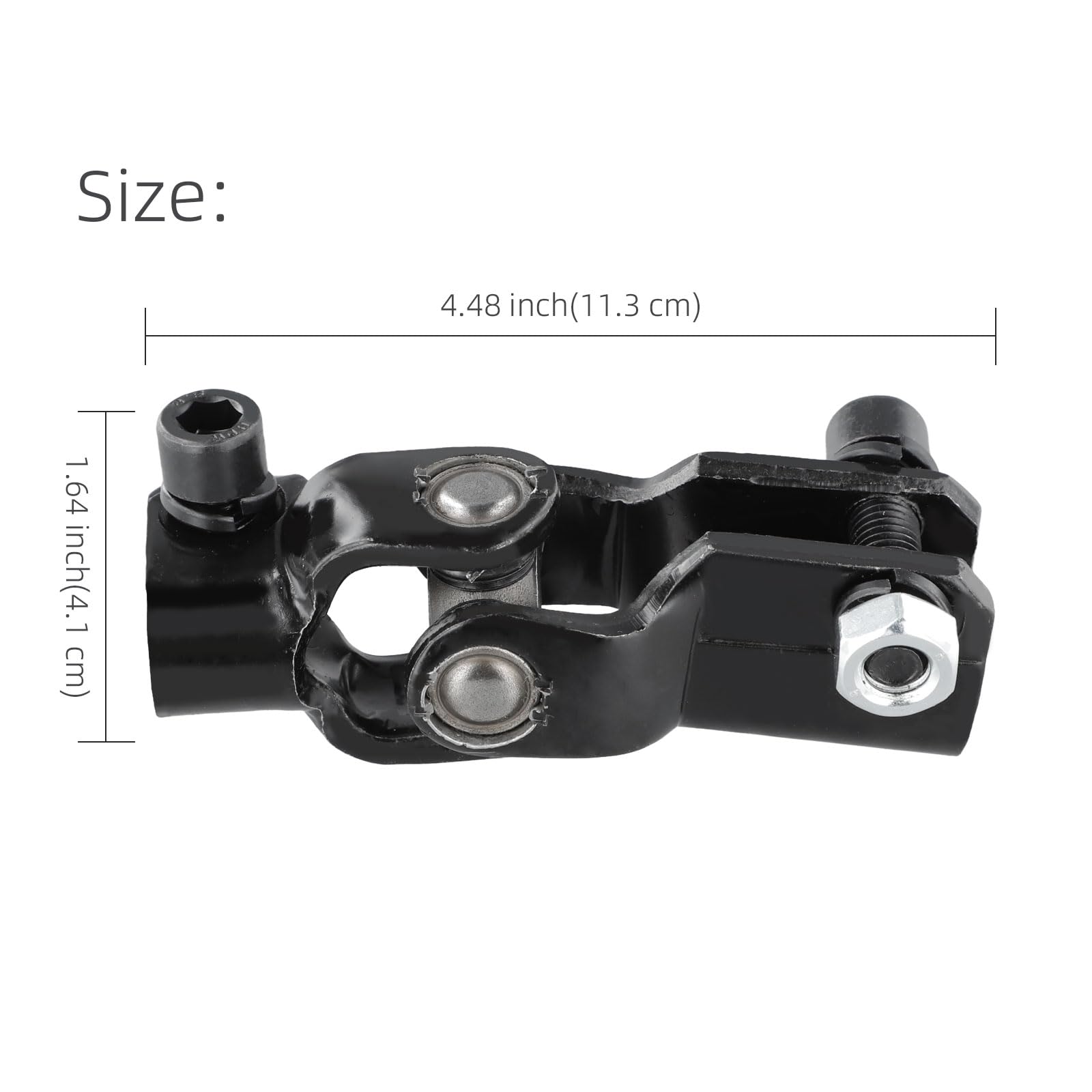 Roykaw Golf Cart Steering Yoke Assembly Compatible with EZGO RXV & 2-Five 2008-up Models, OEM# 600333, 604613, 608114