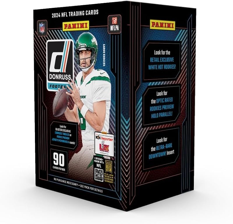 2024 Panini Donruss Football Trading Cards Blaster Box Downtown Inserts