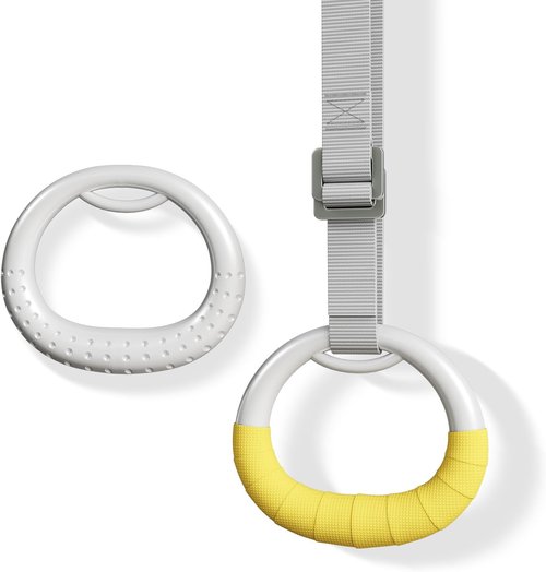 Gymnastic Rings by [Brand Name] - Adjustable Strength Training Rings for Adults & Kids | Anti-Slip Design